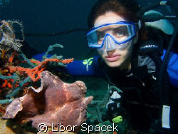 Eva & frogfish, who is more beautiful? ;-) by Libor Spacek 